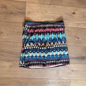 Multicolor Mini Skirt